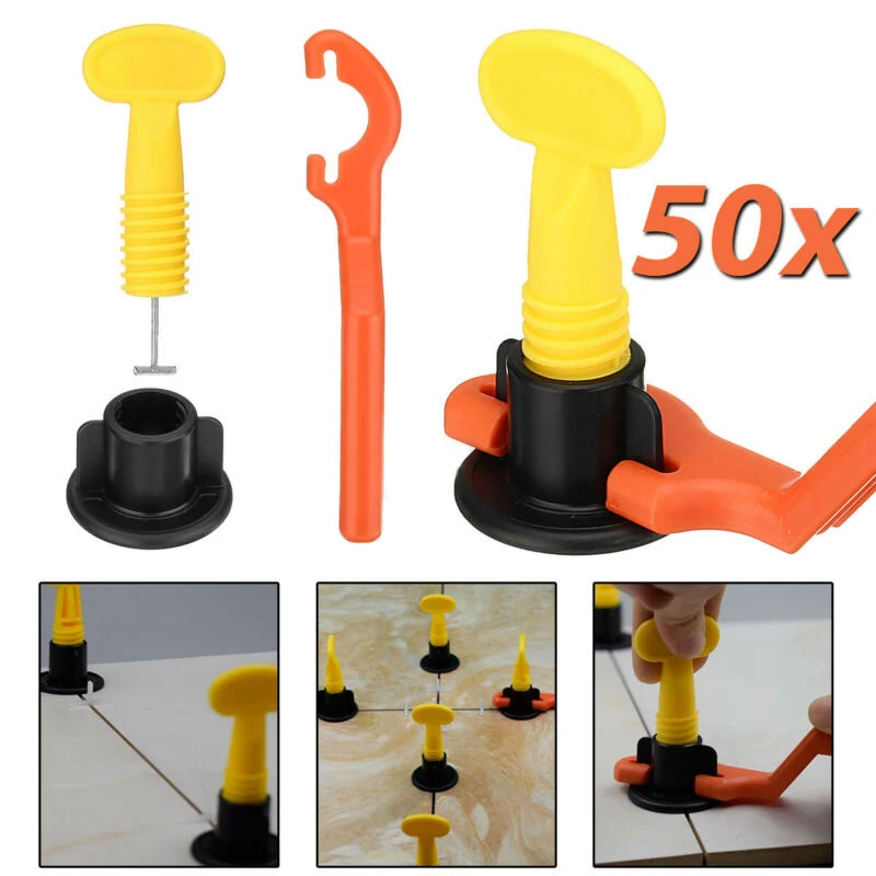 

Mounting Wrench Leveling System Tools Reusable T Type Ceramic Floor Wall Construction Tools Tile Leveling System KIT