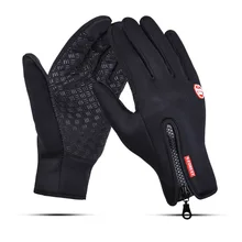 Уличные зимние велосипедные перчатки водонепроницаемые перчатки с сенсорным экраном флисовая подкладка ветронепроницаемая Водонепроницаемая теплая спортивная Лыжная альпинистская перчатка