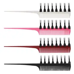 6 цветов Мини Одноразовая расческа для волос персональный салон использование временных мелков для окрашивания волос Professional пластиковая