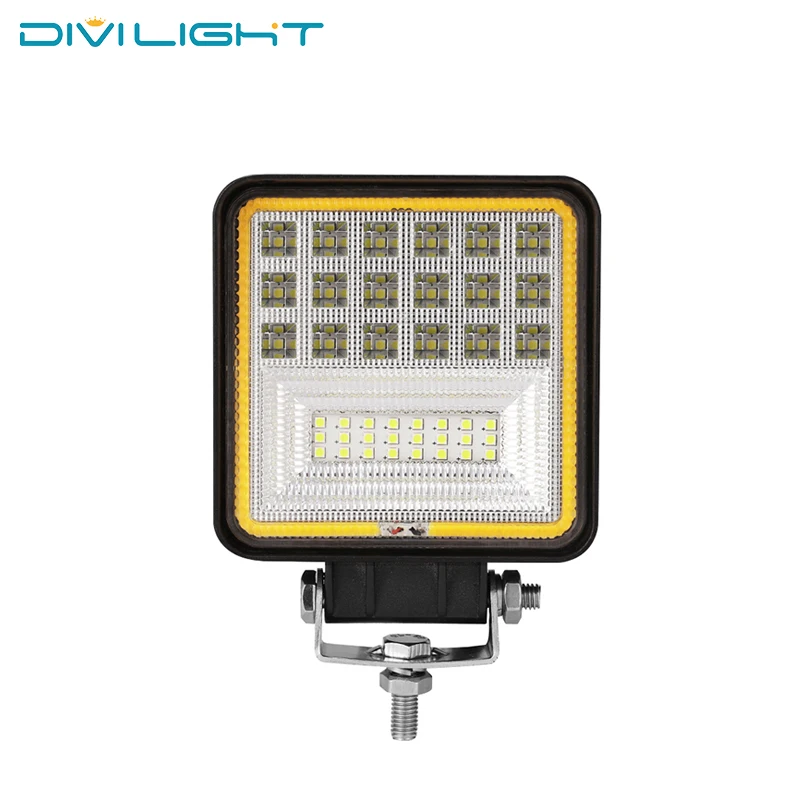 

Divilight 1pcs 48W LED Work Light Driving Lamp for Car Truck Trailer SUV Offroads Boat 12V 24V 4X4 4WD Projector