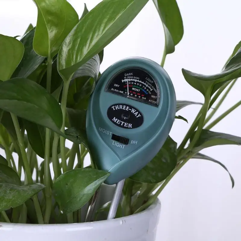 

3 in 1 Soil Water Moisture light PH Meter Tester Digital Analyzer Test Detector for Garden Plant Flower Hydroponic Measurement