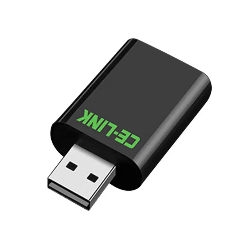 

USB Adapter External Sound Card Interface Headphones Microphone Clear No Noise Transmit High Fidelity Music Devices For Notebook