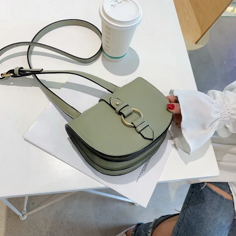 

Luxury Brand Saddle Crossbody Bags Women 2019 New High Quality PU Leather Female Designer Handbags Ladies Shoulder Messenger Bag