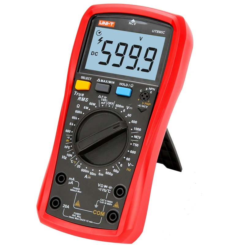 UNI T Uniform UT890C/UT890D + цифровой мультиметр Ручной диапазон True RMS многофункциональный