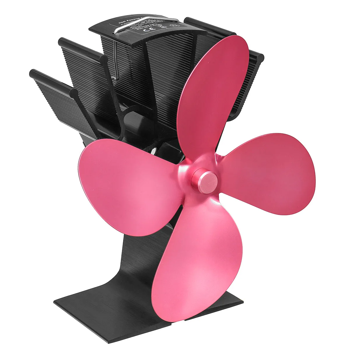 

4 Blades Heat Powered Wood Stove Fan Ecological Fans For Wood Stoves Home Fireplace Fan Efficient Heat Distribution Home Tools