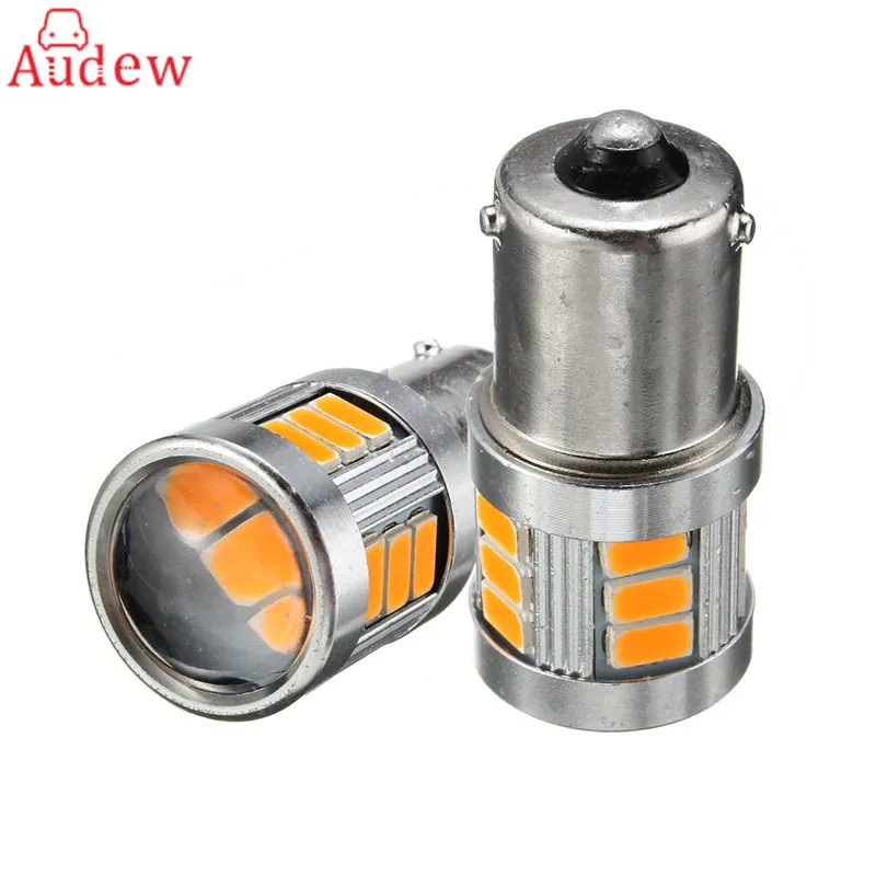 

2Pcs PY21W BAU15S 5730 SMD Car Rear Direction Indicator Auto Front Turn Signals Light Blubs Amber Canbus
