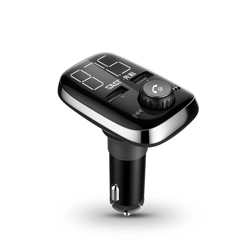 

Wireless Bluetooth Car MP3 Player FM Transmitter Radio with 2 USB Port Charger Hands-free Calling Support TF Card Flash Drive