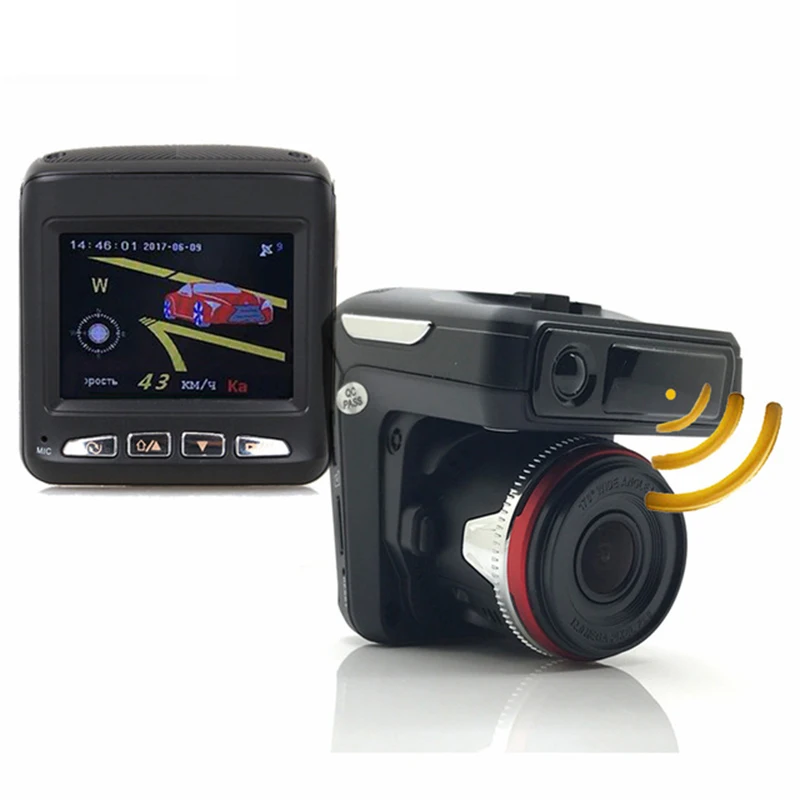 3 в 1 Автомобильный видеорегистратор Камера антирадарный детектор лазер Hd 720P Встроенный Gps регистратор система сигнализации цифровой видео регистратор электронная собака