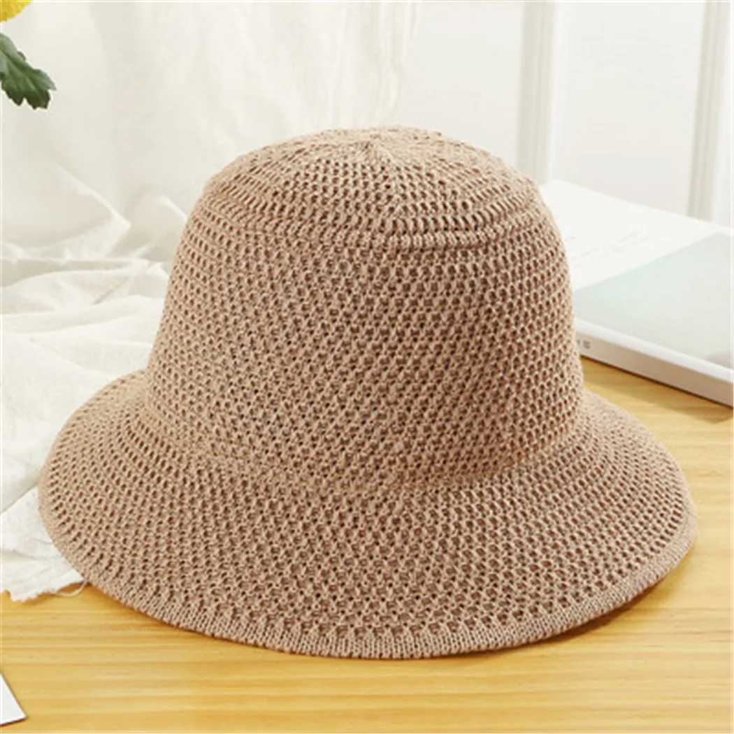 Korean Styles Knit Fisherman Cap Harajuku Solid Plain Wide Brim Hats