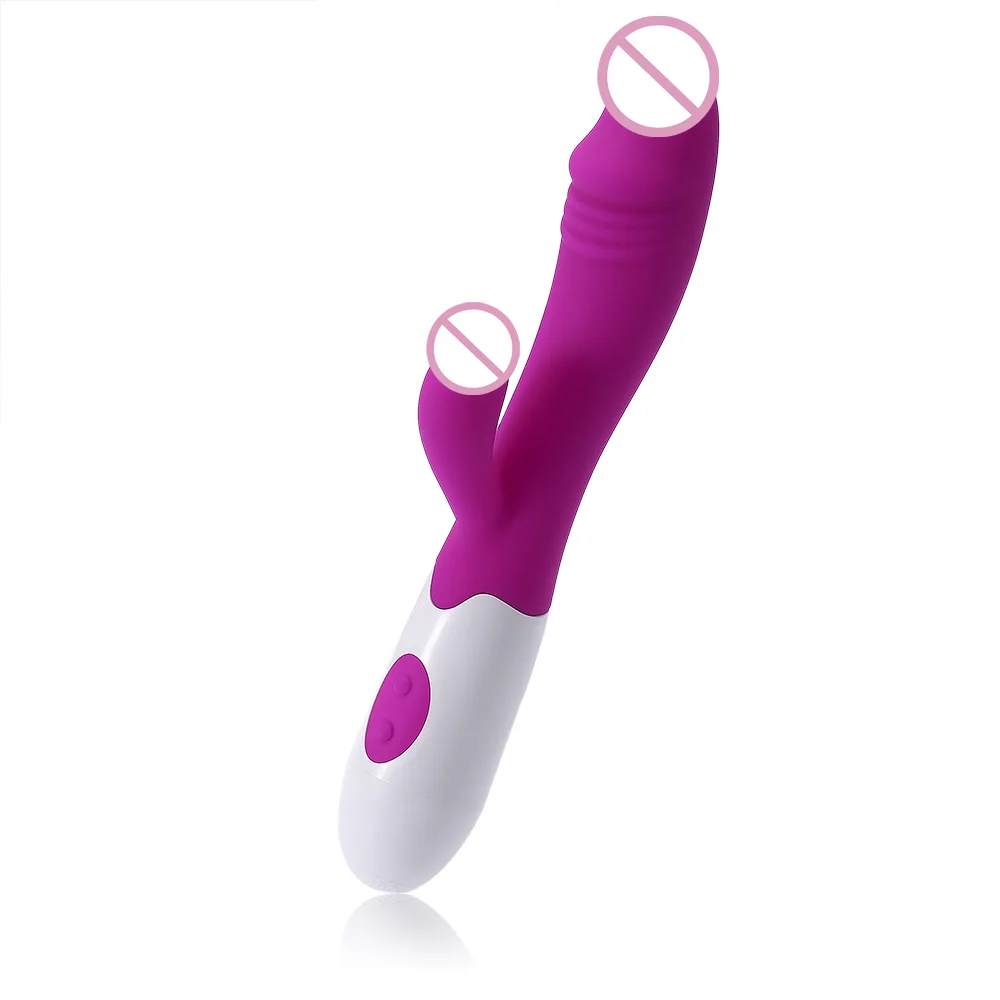 Силиконовые 30 скоростей вибратор двойные двигатели ударопрочная G spot Массажер