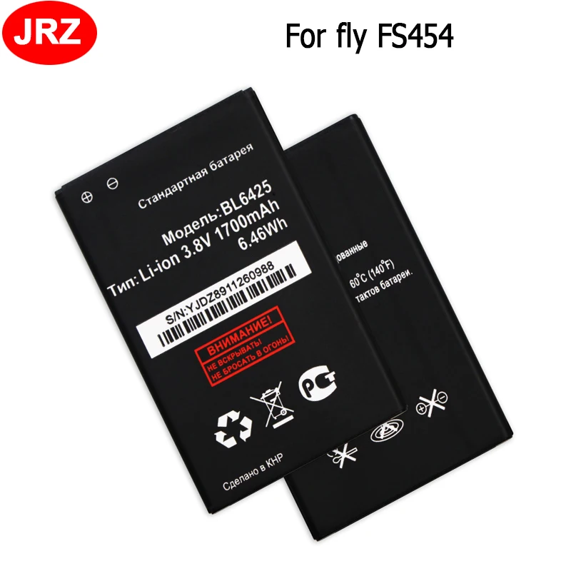Аккумулятор BL6425 для fly FS454 Nimbus 8 аккумулятор 1700 мАч|battery for fly|battery forbattery 1700mah |