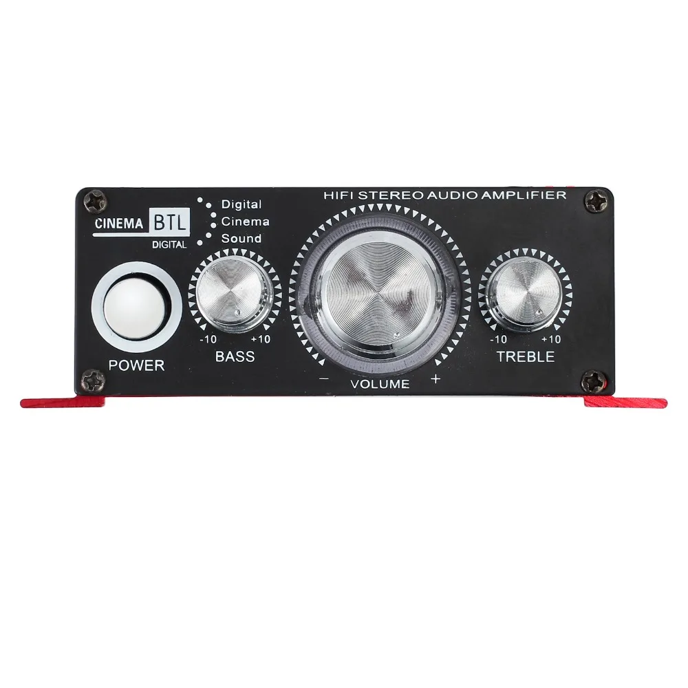 ESYNiC Hi Fi 12 В мини усилитель мощности стереозвука 2 канала Авто Аудио Цифровые