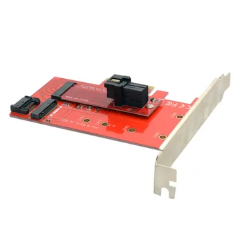 

Xiwai PCI-E 3.0 x4 Lane Host Adapter M.2 NGFF M Key SSD to U.2 U2 Kit SFF-8639 for Mainboard Intel SSD 750 p3600 p3700