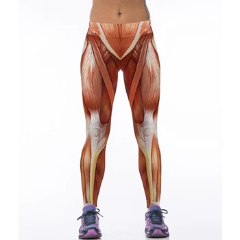 

Strong Muscle Print Hip Push Up Sport Leggings Women Leggins Fitness Leggings High Waist Elastic Workout Leggings Gym