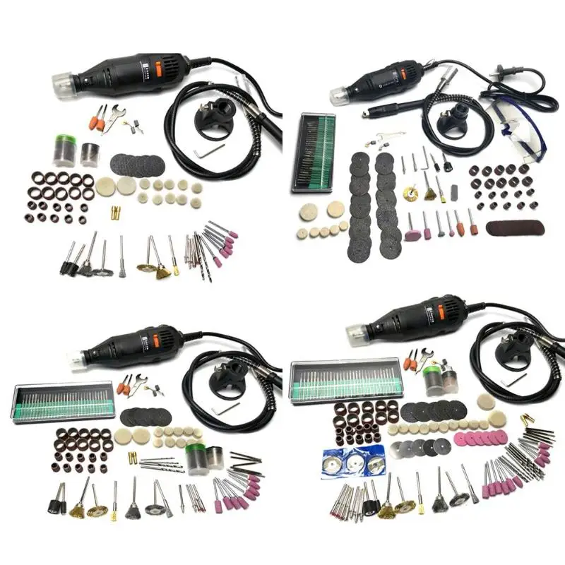 

1 set Electric Mini Drill Screwdriver 5 Speed 130W EU Grinding Accessories Set