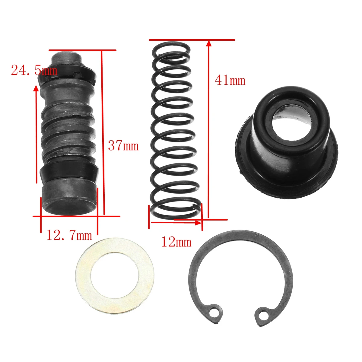 1 комплект тормозной насос Сцепления Мотоцикла 12,7 мм поршневой поршень ремонтные комплекты поршневые установки главного цилиндра подходят для мотокросса/скутера