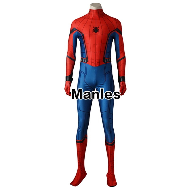 Spider-Man Homecoming Cosplay Costume Superhero Spider Man Jumpsuit Halloween Clothes Adult Men Outfit Spiderman Carnival Suit