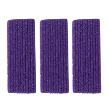 1 шт. пемза камень конечная фиолетовая пемза Pad грубой мозолей для удаления Ped файл Scrubbe для гладких ног и каблуков