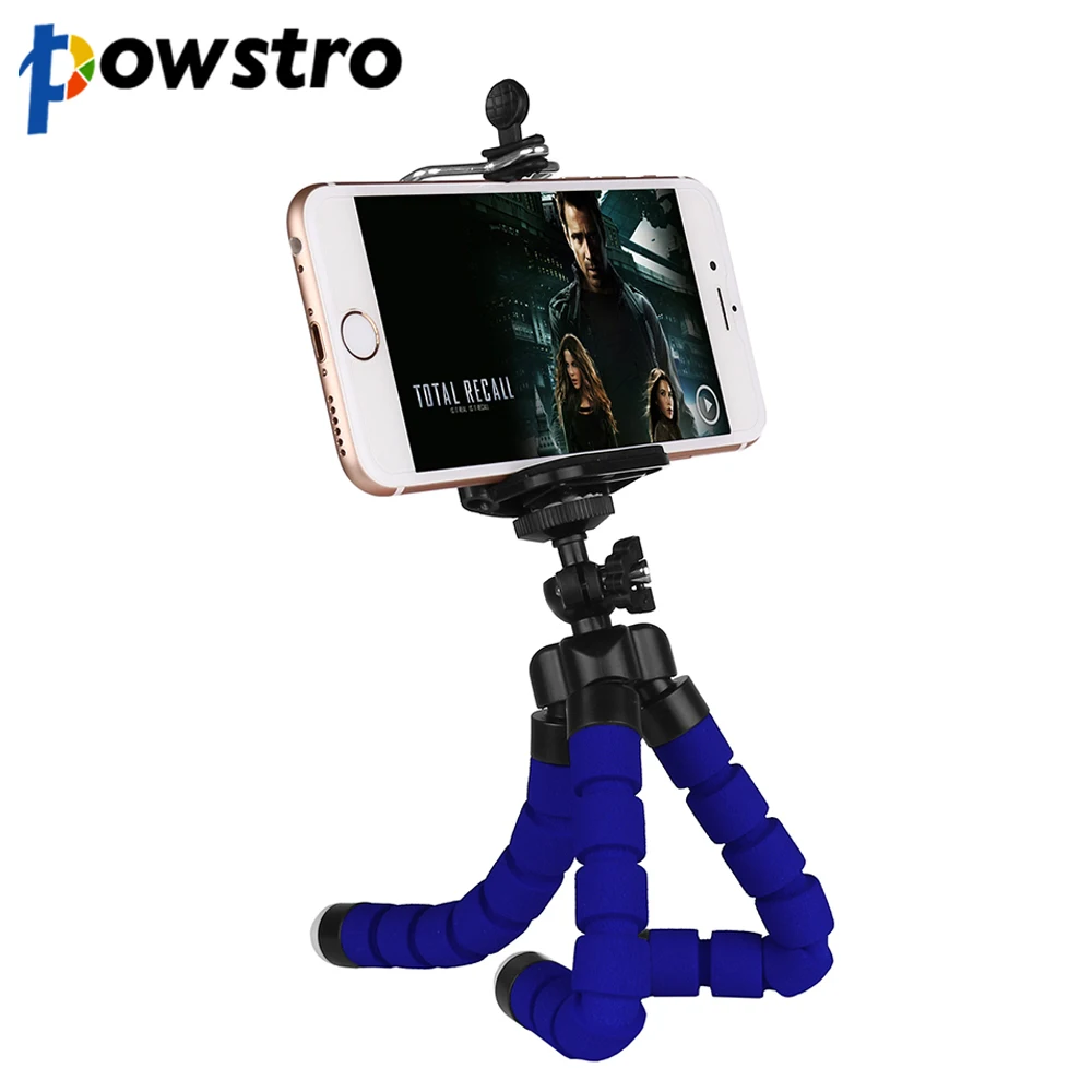 Powstro Мини Гибкий штатив Трипод с осьминогом для камеры подставка телефона 360