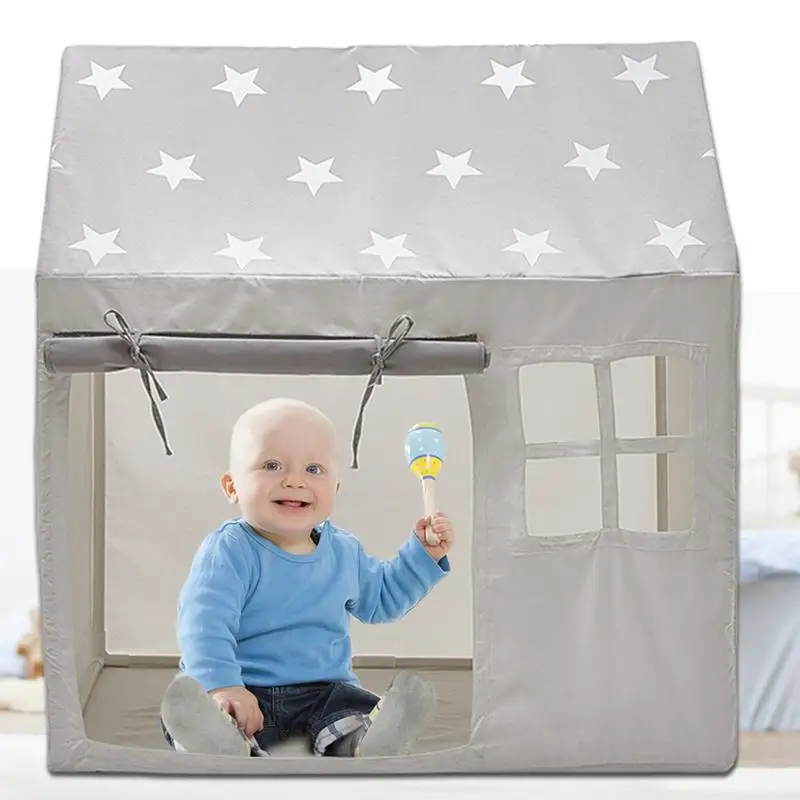 

Kids Toy Tent Teepee Princess Prince Castle Tipi Game Tent Girls Play House Lodge Balls Cottages Indoor Outdoor Camp Tipi Gifts