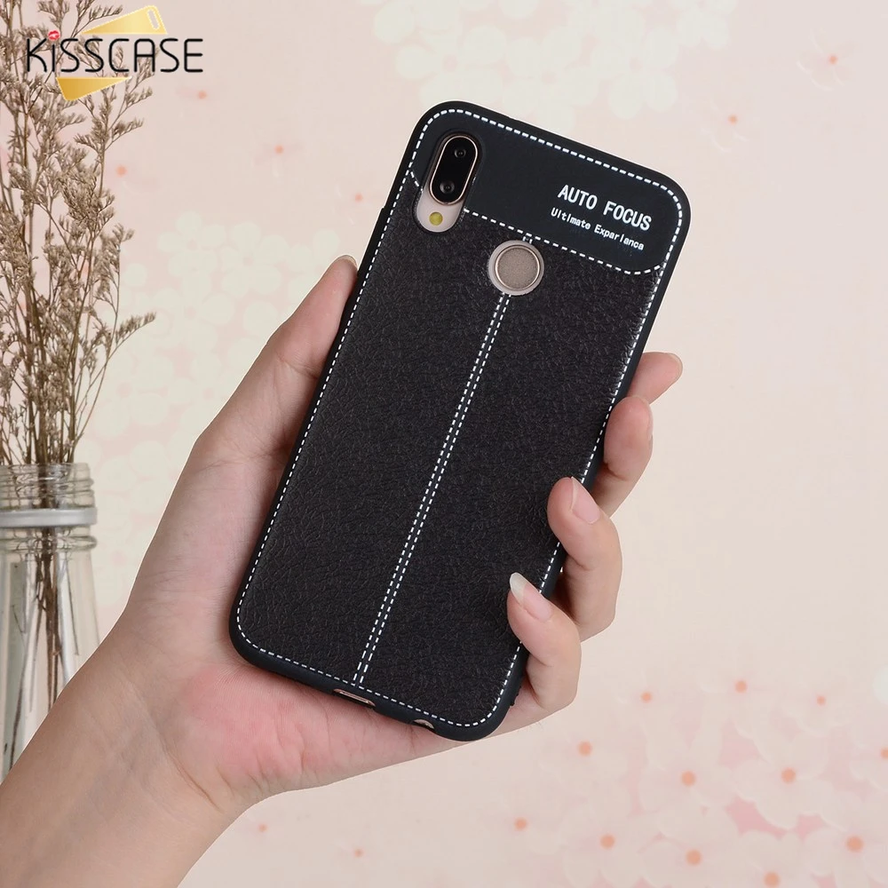 KISSCASE PU Leather Phone Case For Huawei P Smart Mate 20 10 P20 P10 Lite Litchi Pattern Cases Y6 Y8 2018 NOVA 3 2 2S |