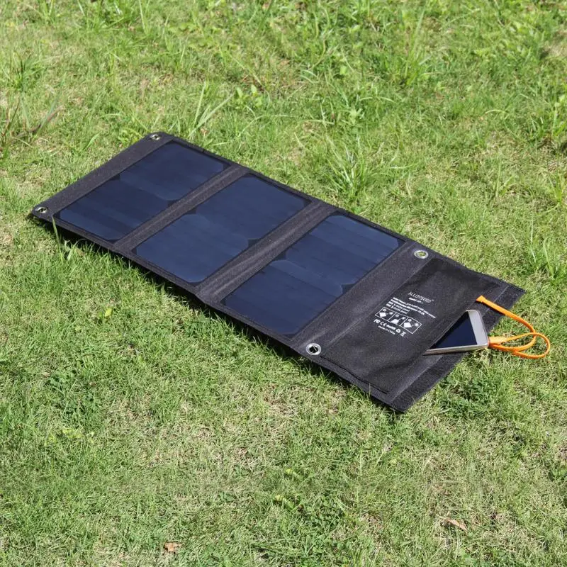 SunPower 21 Вт двойной USB выходной порт солнечное зарядное устройство 5 в 2 а