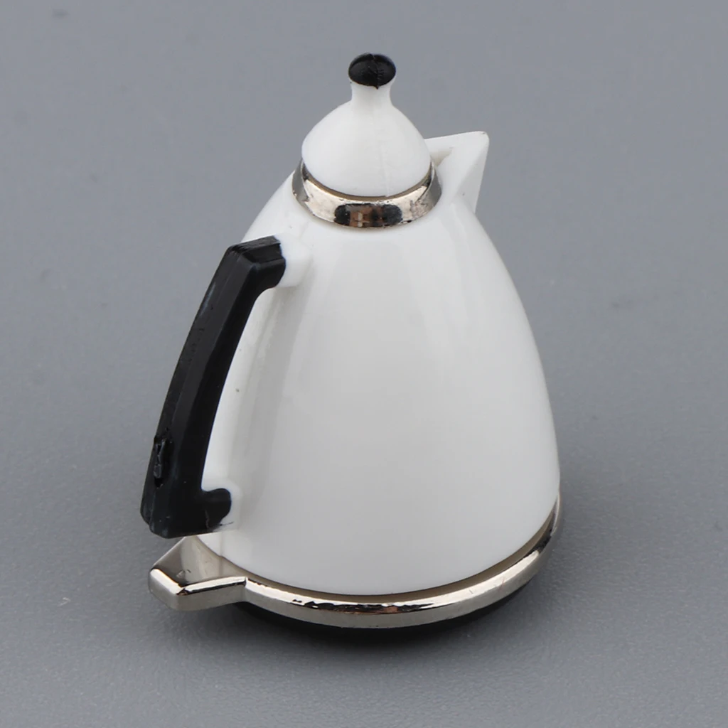 MagiDeal 1/12 Dollhouse Miniature White Coffeepot Dining Room Furniture MagiDeal 1/12 Dollhouse Miniature White Coffeepot Dining Room Furniture
