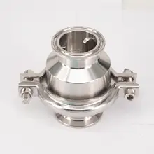 Подходит 51 мм " Труба OD x 2" Tri Clamp SUS 304 Нержавеющая Санитарно-технический оборотный клапан без возврата для домашнее Сваренное пиво