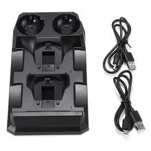 Универсальный 4 в 1 контроллер Зарядное устройство док-станции Стенд DC 5 V с Светодиодный индикатор зарядки одновременно для PS4 контроллер адаптер