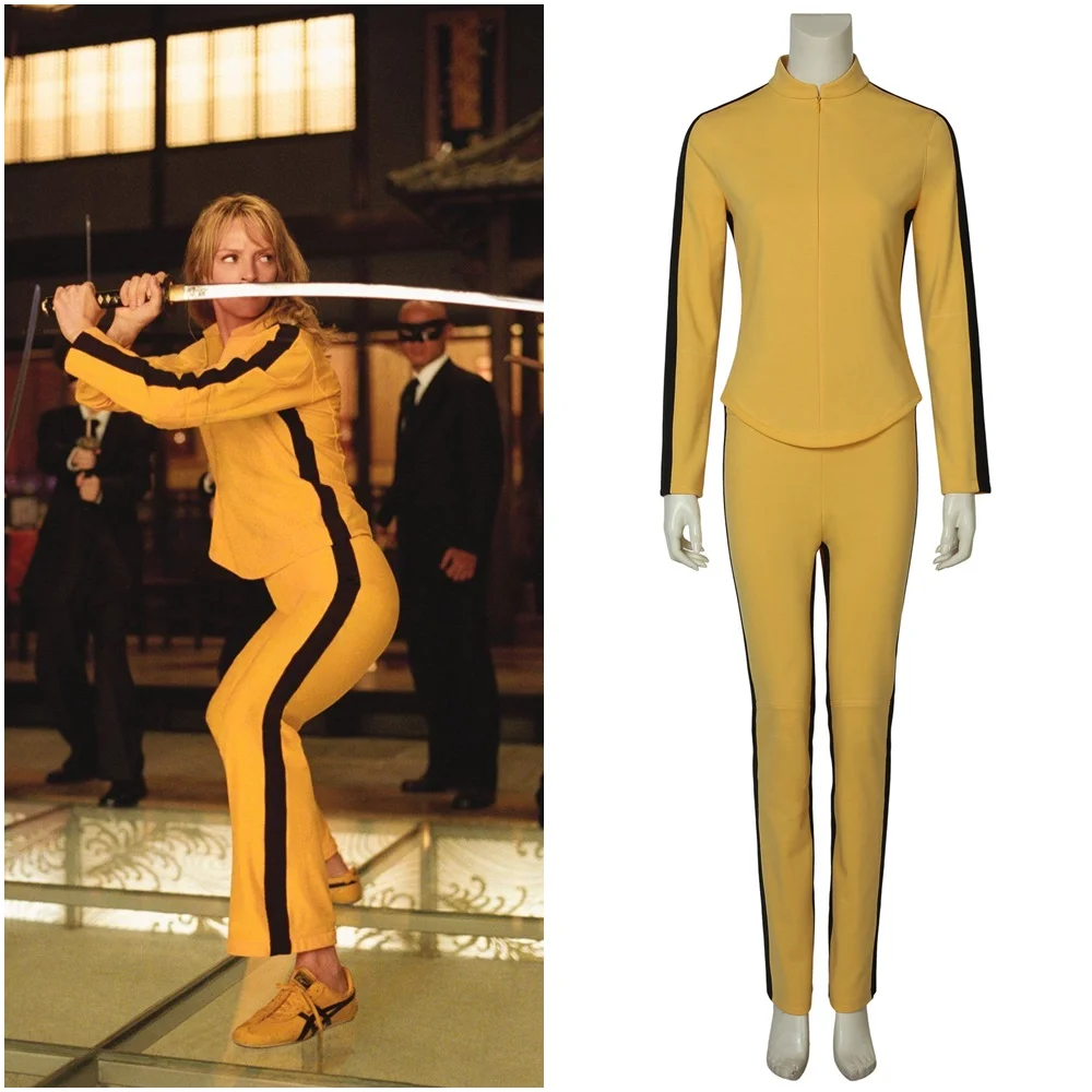 KILL BILL Невеста желтый костюм Косплей куртка|Костюмы из фильмов и ТВ| |