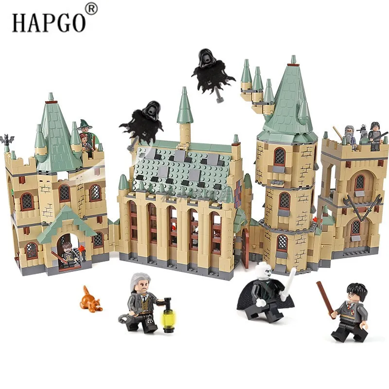 

1340pcs Harry Potter Legoingly Hogwarts Castle Buliding Blocks Compatible Legoingly Harry Potter 1340 Toys For Christmas Gifts