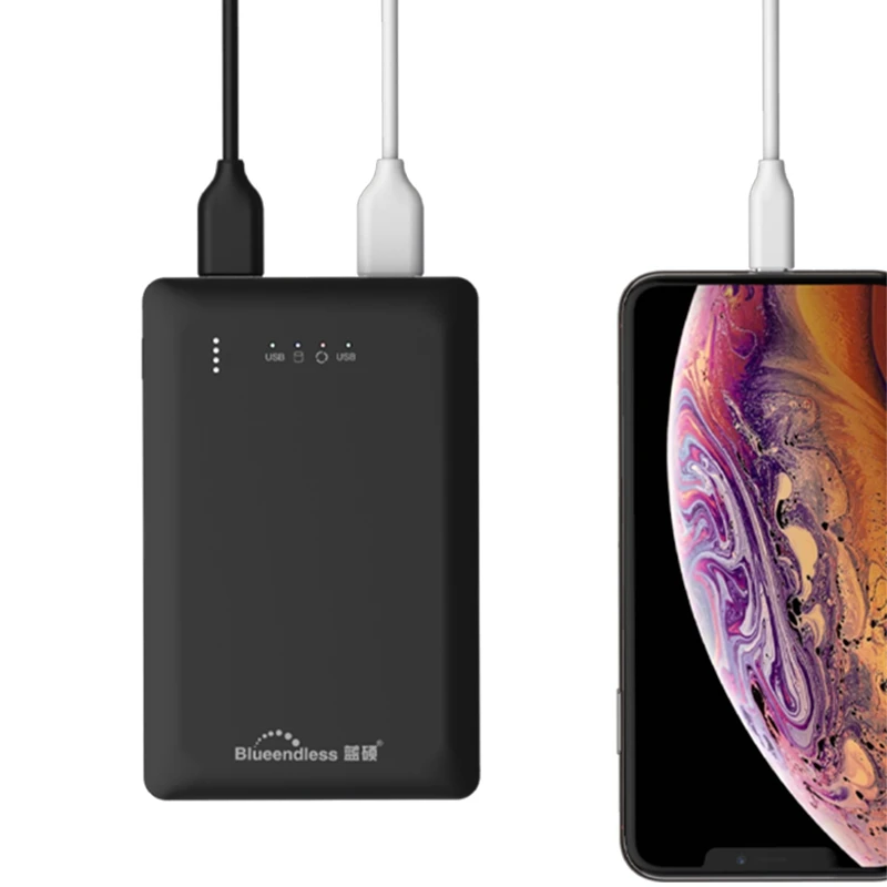 Disco duro portátil Hdd más 4000Mah banco de energía de almacenamiento máximo tipo C A Usb A disco