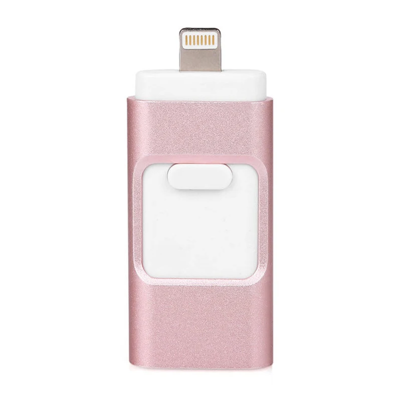 OTG USB Flash Drive For Apple iPhone iPad iPod Mobile Disk Business Stick Pen Drive(Rose Gold ) | Компьютеры и офис