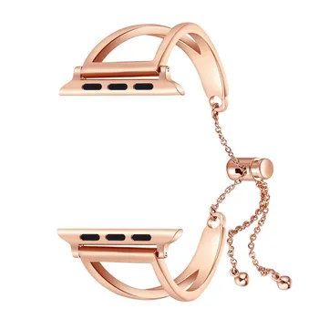 

For 1 2 3 iWatch one pieces Trend casual Watch Strap Stainless Steel solid Watchband Band Bracelet