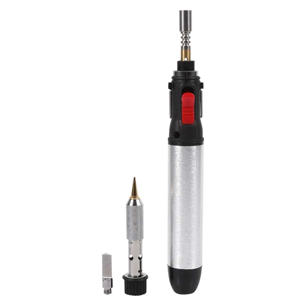 

4 In 1 Multi-function Cordless Gas Soldering Iron Pen Kit Welding Butane Blow Torches Tool Hot Air Soldering Station Gun New2019