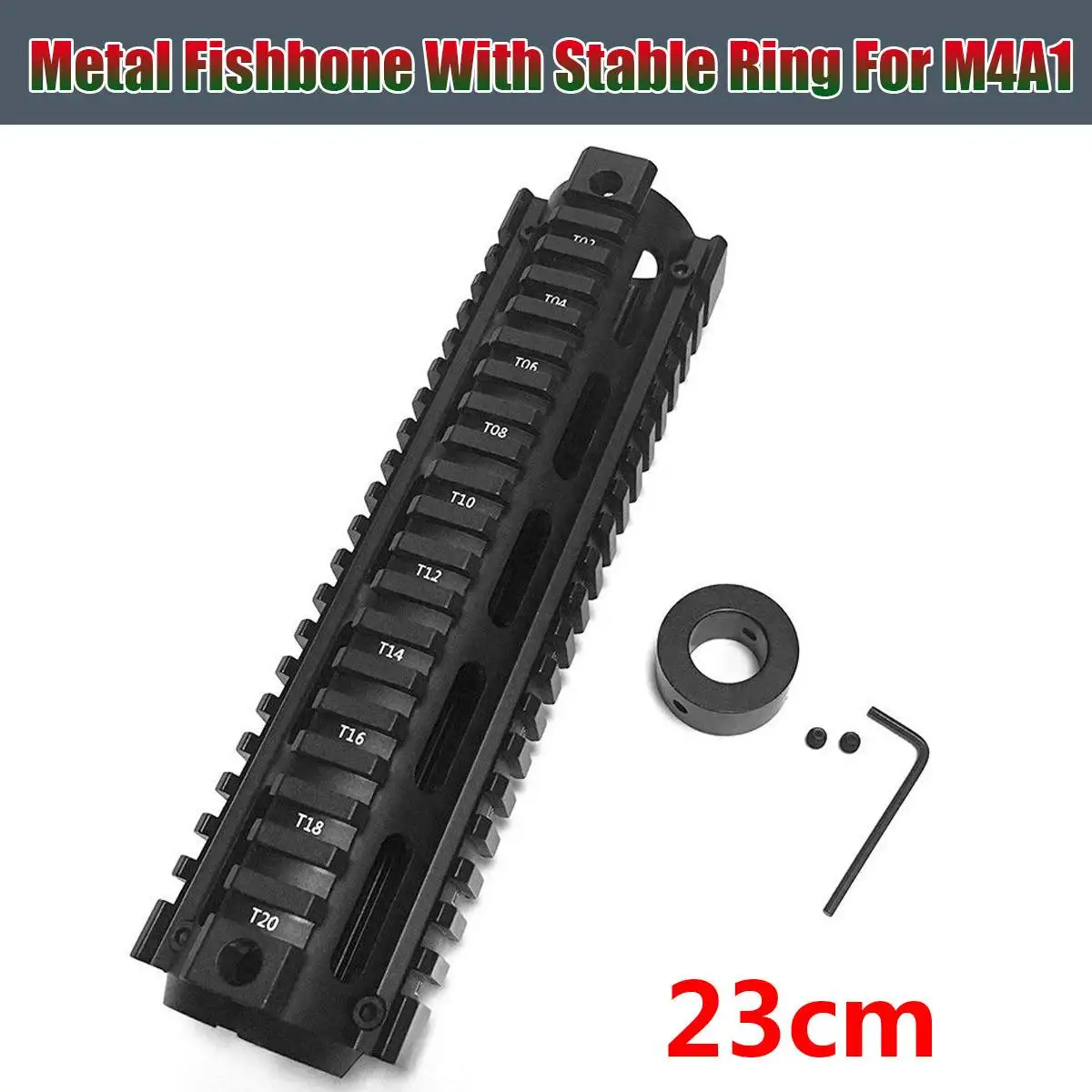 

Gel Ball Blasting Fishbone Upgrade Material for JinMing Gen8 M4A1 230mm Metal Outdoor Toy Water Guns Accessories