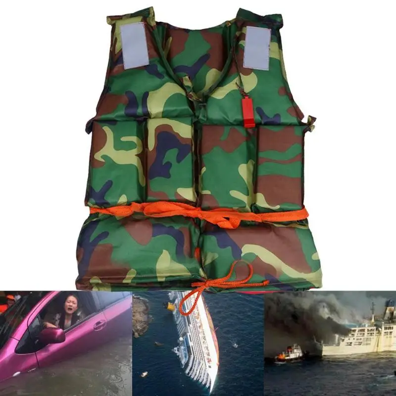 

Outdoor Life Vest Water Sports Camouflage Life Jacket Fishing Boating chaleco salvavidas hombre chaleco pesca Drifting Swimwear