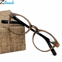 Zilead Ретро овальная имитация дерева модель очки для чтения для женщин и мужчин Смола HD Пресбиопия очки дальнозоркость очки унисекс
