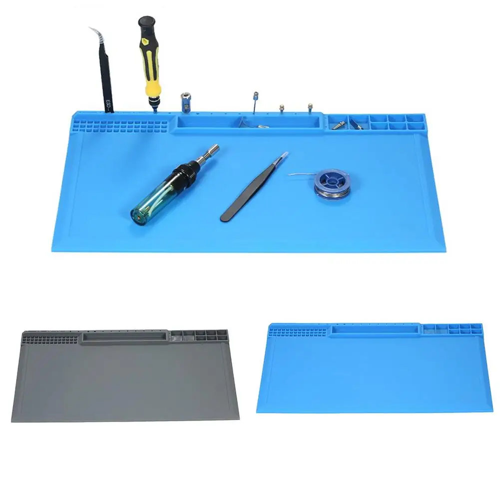 

Magnetic Repair Heat Insulation Silicone Pad Mat Weld Soldering Platform Carpet