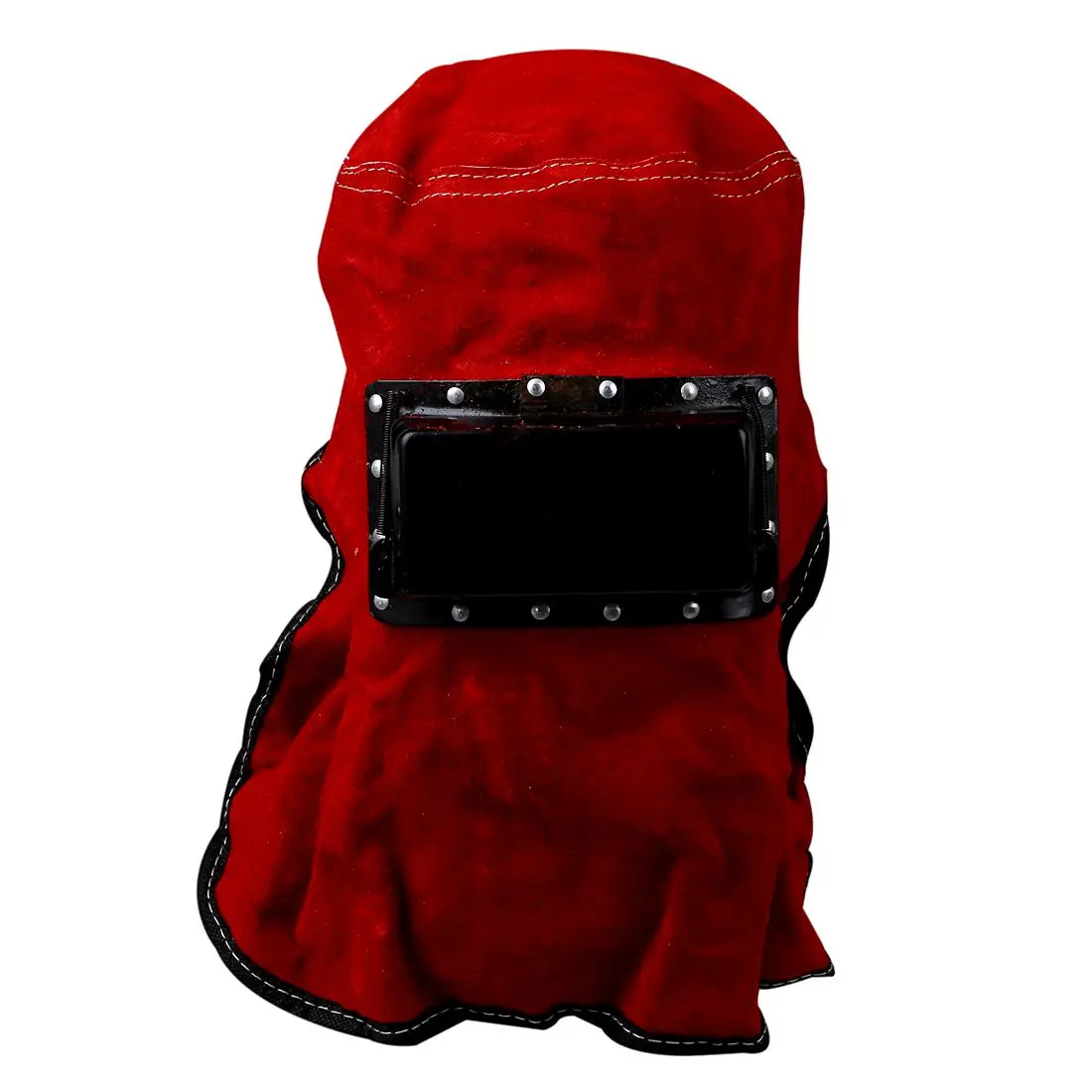 

Leather Electric welding Face mask Protect mask red