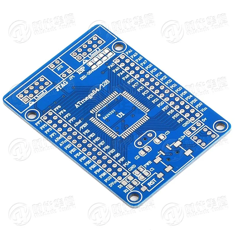 Avr Atmega64 Atmega128a Au разработка пластины обучения ISP + JTAG интерфейс pcb|Реле| |