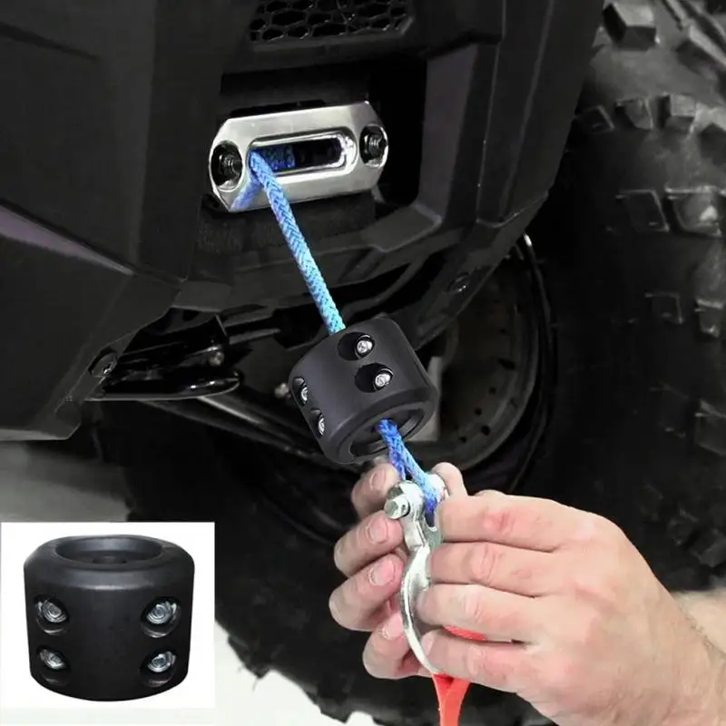 

Rubber Universal Saver Stopper Line Rope Hook Vehicle Winch For ATV Durable