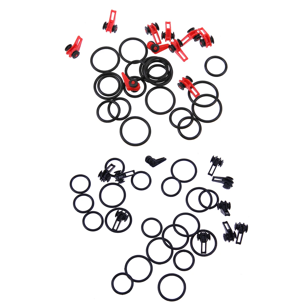 10pcs Fishing Hook Fishhook Covers Artificial Bait Treble 10PcsBag Plastic Fishing Hook Keeper for Fishing Rod Pole