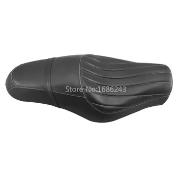 

Black Driver Passenger Seat Two Up Fits For Harley Sportster 1200 883 Custom 72 48