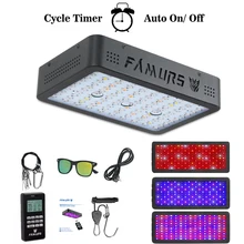 Famurs светодиодный светильник для выращивания 1000 Вт полный спектр Вег/Цветение дистанционное управление лампа для растений в помещении фитолампа для выращивания тент высокой мощности