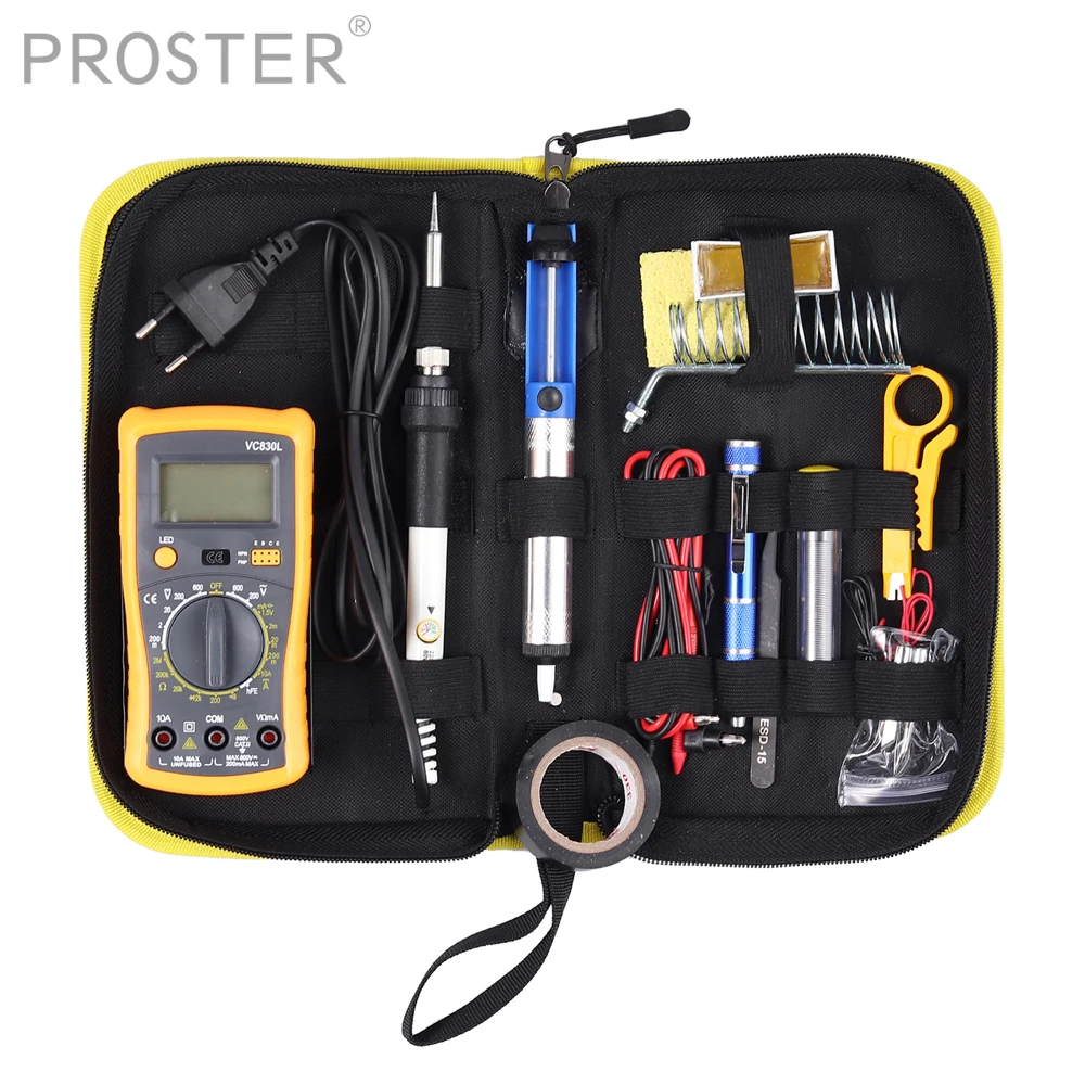 PROSTER NEWACALOX 60 Вт универсальный Электрический паяльник Комплект Регулируемый