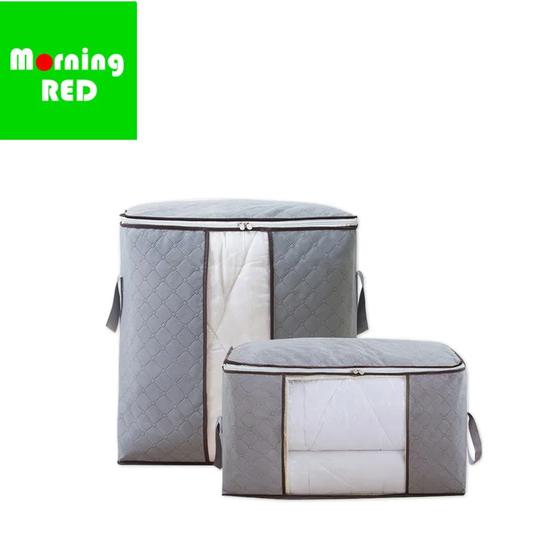 

Dustproof Waterproof Foldable Clothes Quilt pillow Blanket Zipper Storage Bag Neat Bedroom Is More Convenient and Tidy