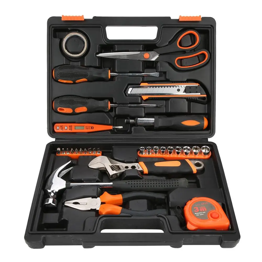 

31pcs Socket Wrench Tool Kit Screwdriver Knife Toolbox Professional Repairing Tools Set