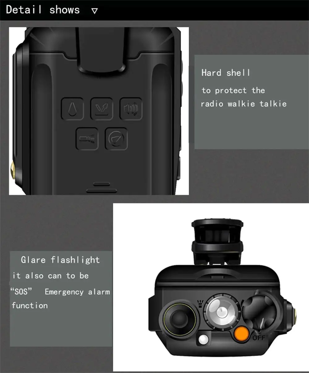 UV 9R plus Walkie Talkie автомобильный Водонепроницаемый 10 Вт для двухстороннего радио