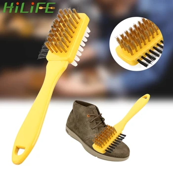 

1pc 3 in 1 Shoe Brush Practical Suede Nubuck Shoes Boot Cleaner Cleaning Brush & Rubber Eraser Set Handbag Brushes